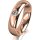 Ring 18 Karat Rotgold 5.0 mm poliert 1 Brillant G vs 0,110ct