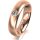 Ring 18 Karat Rotgold 5.0 mm l&auml;ngsmatt 1 Brillant G vs 0,110ct