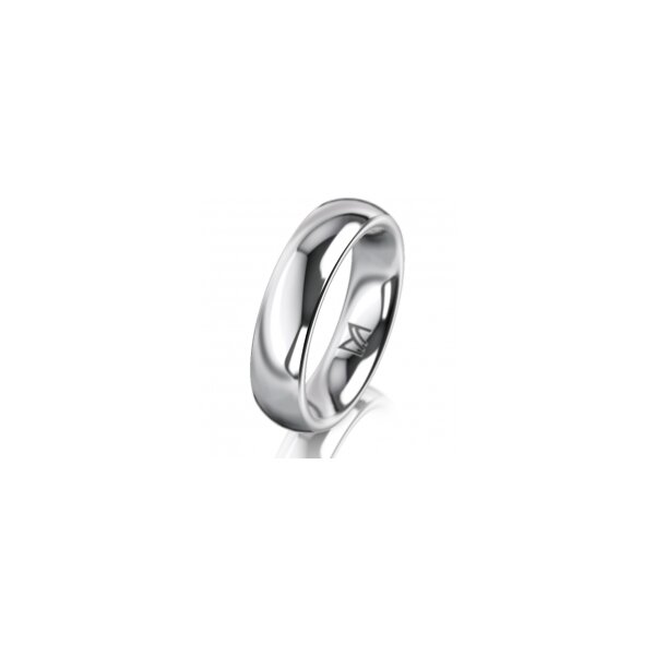 Ring 14 Karat Weissgold 5.0 mm poliert