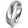 Ring 14 Karat Weissgold 5.0 mm l&auml;ngsmatt