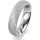 Ring 14 Karat Weissgold 5.0 mm kreismatt