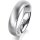 Ring 14 Karat Weissgold 5.0 mm sandmatt
