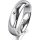 Ring 14 Karat Weissgold 5.0 mm poliert 1 Brillant G vs 0,025ct