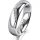 Ring 14 Karat Weissgold 5.0 mm poliert 5 Brillanten G vs Gesamt 0,035ct