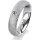 Ring 18 Karat Weissgold 5.0 mm kreismatt 1 Brillant G vs 0,065ct