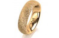 Ring 14 Karat Gelbgold 5.5 mm kristallmatt