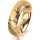 Ring 14 Karat Gelbgold 5.5 mm diamantmatt