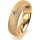 Ring 14 Karat Gelbgold 5.5 mm kreismatt 1 Brillant G vs 0,065ct