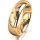 Ring 14 Karat Gelbgold 5.5 mm poliert 5 Brillanten G vs Gesamt 0,065ct