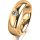 Ring 14 Karat Gelbgold 5.5 mm poliert 1 Brillant G vs 0,110ct