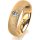 Ring 14 Karat Gelbgold 5.5 mm kreismatt 1 Brillant G vs 0,110ct