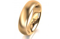 Ring 18 Karat Gelbgold 5.5 mm l&auml;ngsmatt