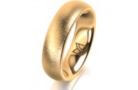 Ring 18 Karat Gelbgold 5.5 mm sandmatt
