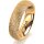 Ring 18 Karat Gelbgold 5.5 mm kristallmatt