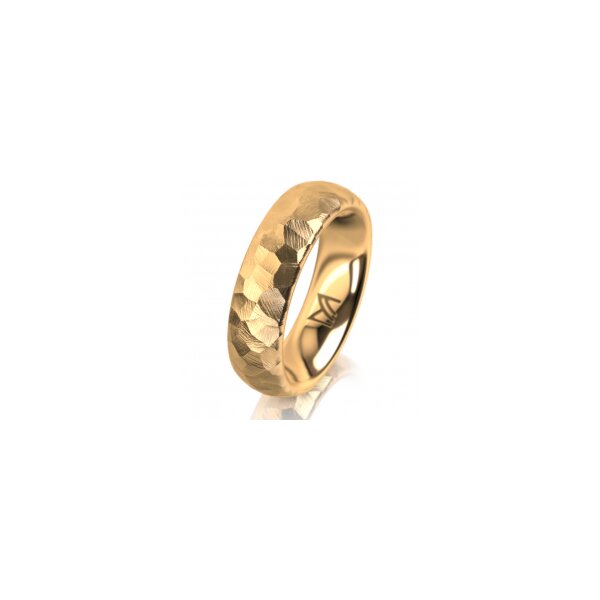Ring 18 Karat Gelbgold 5.5 mm diamantmatt