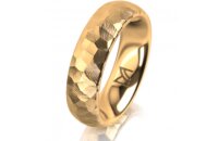 Ring 18 Karat Gelbgold 5.5 mm diamantmatt