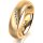 Ring 18 Karat Gelbgold 5.5 mm sandmatt 5 Brillanten G vs Gesamt 0,045ct