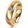 Ring 18 Karat Gelbgold 5.5 mm l&auml;ngsmatt 1 Brillant G vs 0,110ct