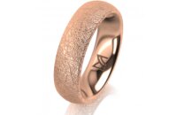 Ring 14 Karat Rotgold 5.5 mm kreismatt