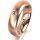 Ring 14 Karat Rotgold 5.5 mm l&auml;ngsmatt 1 Brillant G vs 0,065ct