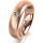 Ring 14 Karat Rotgold 5.5 mm sandmatt 1 Brillant G vs 0,065ct