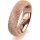 Ring 18 Karat Rotgold 5.5 mm kristallmatt