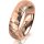 Ring 18 Karat Rotgold 5.5 mm diamantmatt