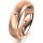 Ring 18 Karat Rotgold 5.5 mm sandmatt 1 Brillant G vs 0,025ct