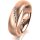 Ring 18 Karat Rotgold 5.5 mm sandmatt 5 Brillanten G vs Gesamt 0,045ct