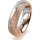 Ring 14 Karat Rot-/Weissgold 5.5 mm kristallmatt