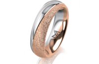 Ring 18 Karat Rot-/Weissgold 5.5 mm kreismatt