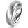 Ring 14 Karat Weissgold 5.5 mm sandmatt