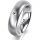 Ring 14 Karat Weissgold 5.5 mm l&auml;ngsmatt 1 Brillant G vs 0,025ct
