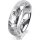 Ring 14 Karat Weissgold 5.5 mm diamantmatt 1 Brillant G vs 0,065ct