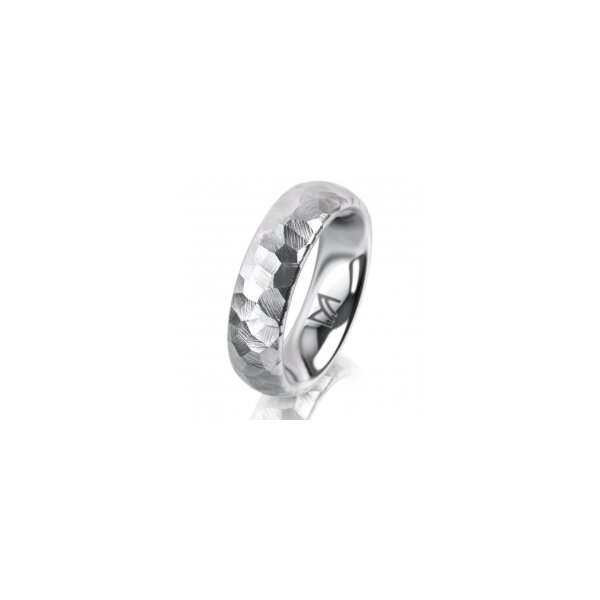 Ring 18 Karat Weissgold 5.5 mm diamantmatt