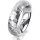 Ring 18 Karat Weissgold 5.5 mm diamantmatt
