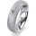 Ring 18 Karat Weissgold 5.5 mm kreismatt 1 Brillant G vs 0,065ct