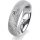 Ring 18 Karat Weissgold 5.5 mm kristallmatt 1 Brillant G vs 0,065ct