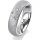 Ring 18 Karat Weissgold 5.5 mm kreismatt 3 Brillanten G vs Gesamt 0,050ct