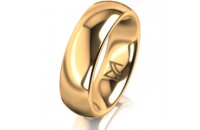 Ring 14 Karat Gelbgold 6.0 mm poliert