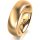 Ring 14 Karat Gelbgold 6.0 mm l&auml;ngsmatt