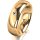Ring 14 Karat Gelbgold 6.0 mm poliert 1 Brillant G vs 0,025ct