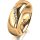 Ring 14 Karat Gelbgold 6.0 mm poliert 5 Brillanten G vs Gesamt 0,065ct