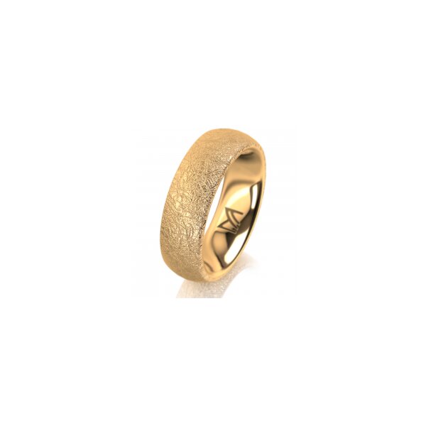 Ring 18 Karat Gelbgold 6.0 mm kreismatt