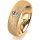 Ring 18 Karat Gelbgold 6.0 mm kreismatt 1 Brillant G vs 0,110ct