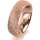 Ring 14 Karat Rotgold 6.0 mm kristallmatt
