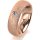 Ring 14 Karat Rotgold 6.0 mm kreismatt 1 Brillant G vs 0,065ct