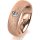 Ring 14 Karat Rotgold 6.0 mm kreismatt 1 Brillant G vs 0,110ct