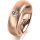 Ring 14 Karat Rotgold 6.0 mm sandmatt 1 Brillant G vs 0,110ct