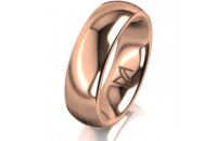 Ring 18 Karat Rotgold 6.0 mm poliert